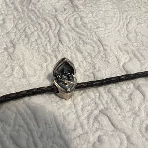 Pandora sterling silver 14k gift from the heart charm